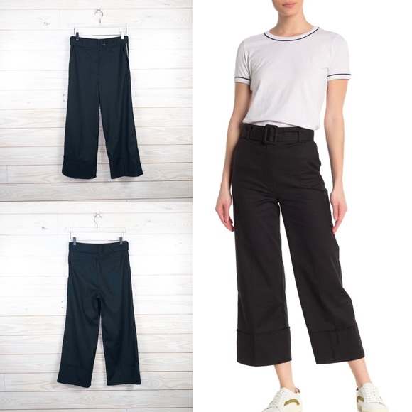 Frame Belted Cropped Pants New Size 4 - Picture 1 of 7